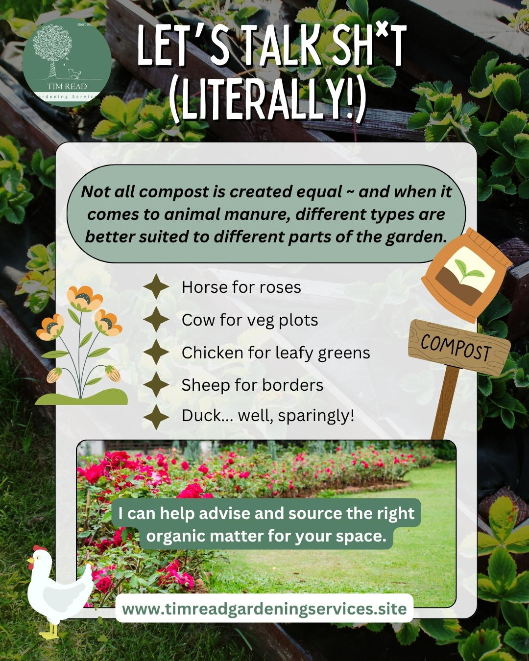 Let’s Talk Sh*t: A Gardener’s Guide to Animal Manure