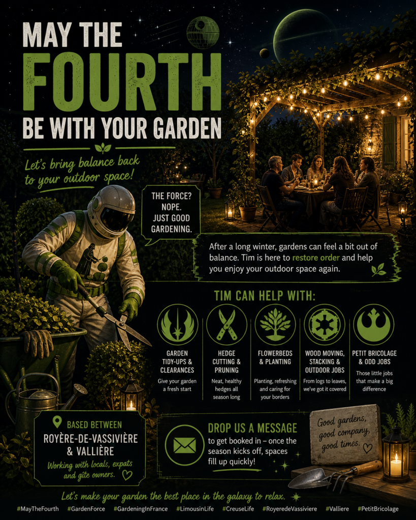 Enjoy your garden in France